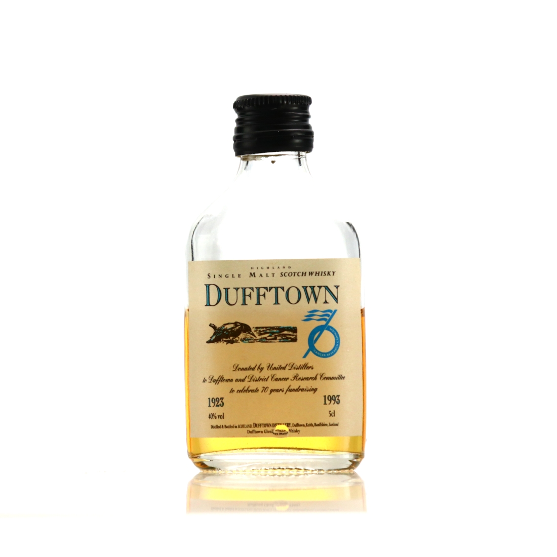 Dufftown Flora and Fauna Cancer Research 70th Anniversary Miniature