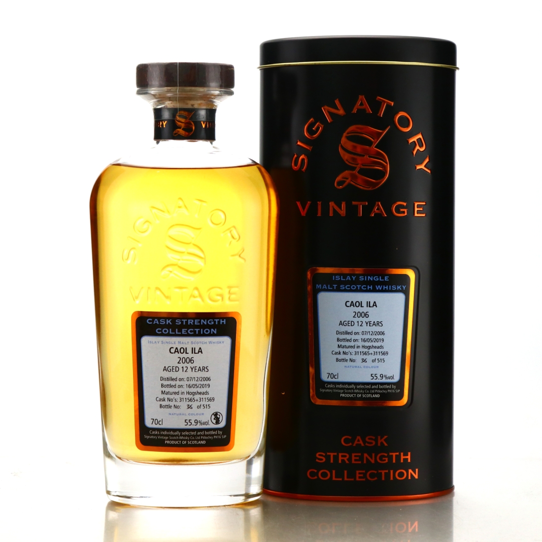Caol Ila 2006 Signatory Vintage 12 Year Old Cask Strength
