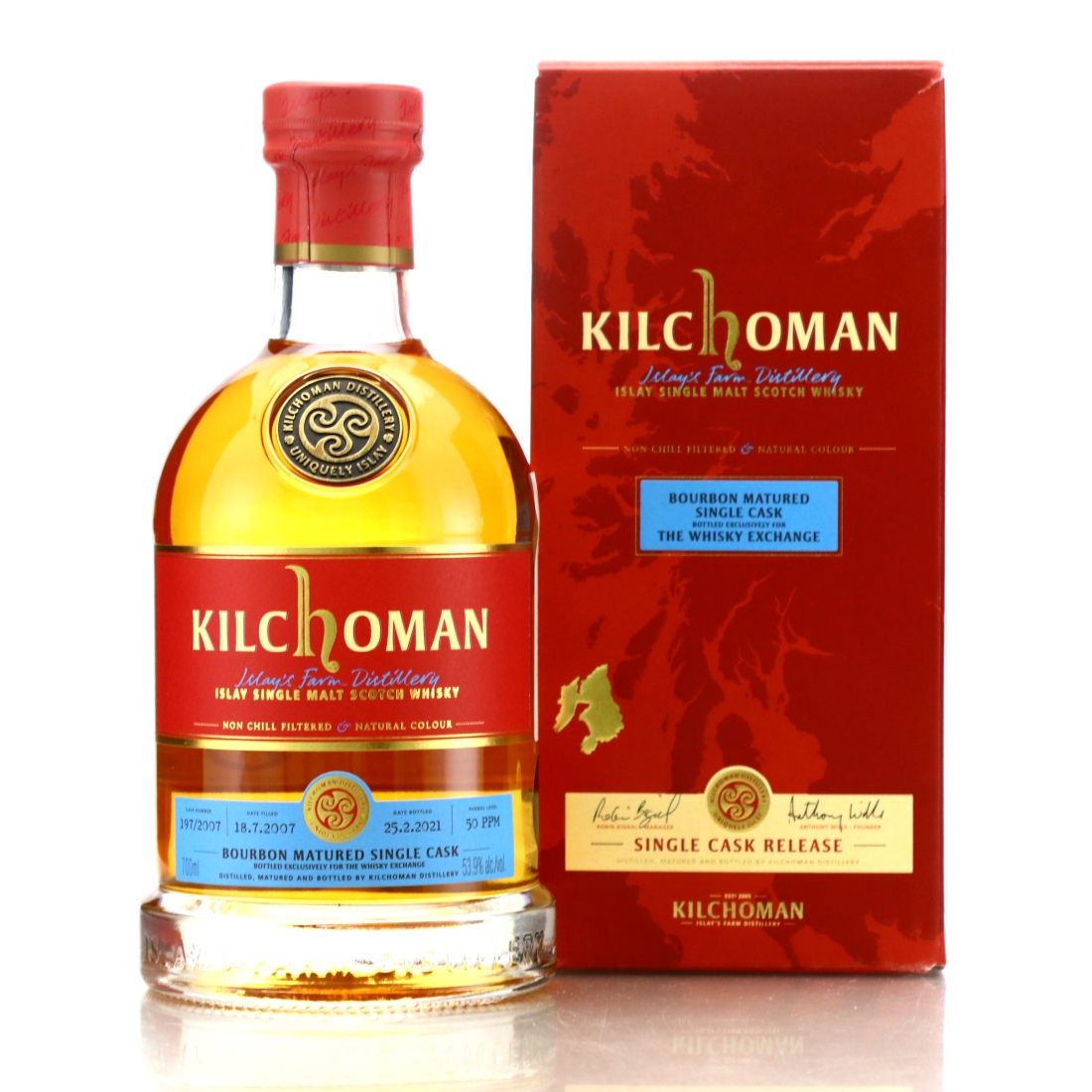 Kilchoman 2007 Single Bourbon Cask #197 / TWE
