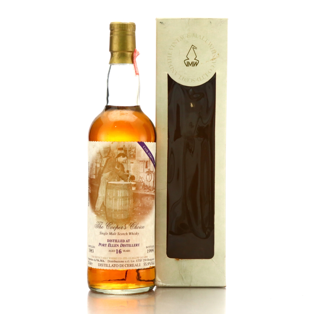 Port Ellen 1983 Cooper's Choice 16 Year Old Cask Strength / VA.MA Import