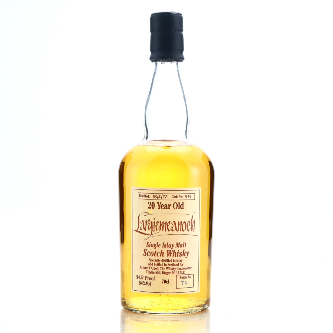 Bowmore 'Largiemeanoch' 1972 Whisky Connoisseur 20 Year Old