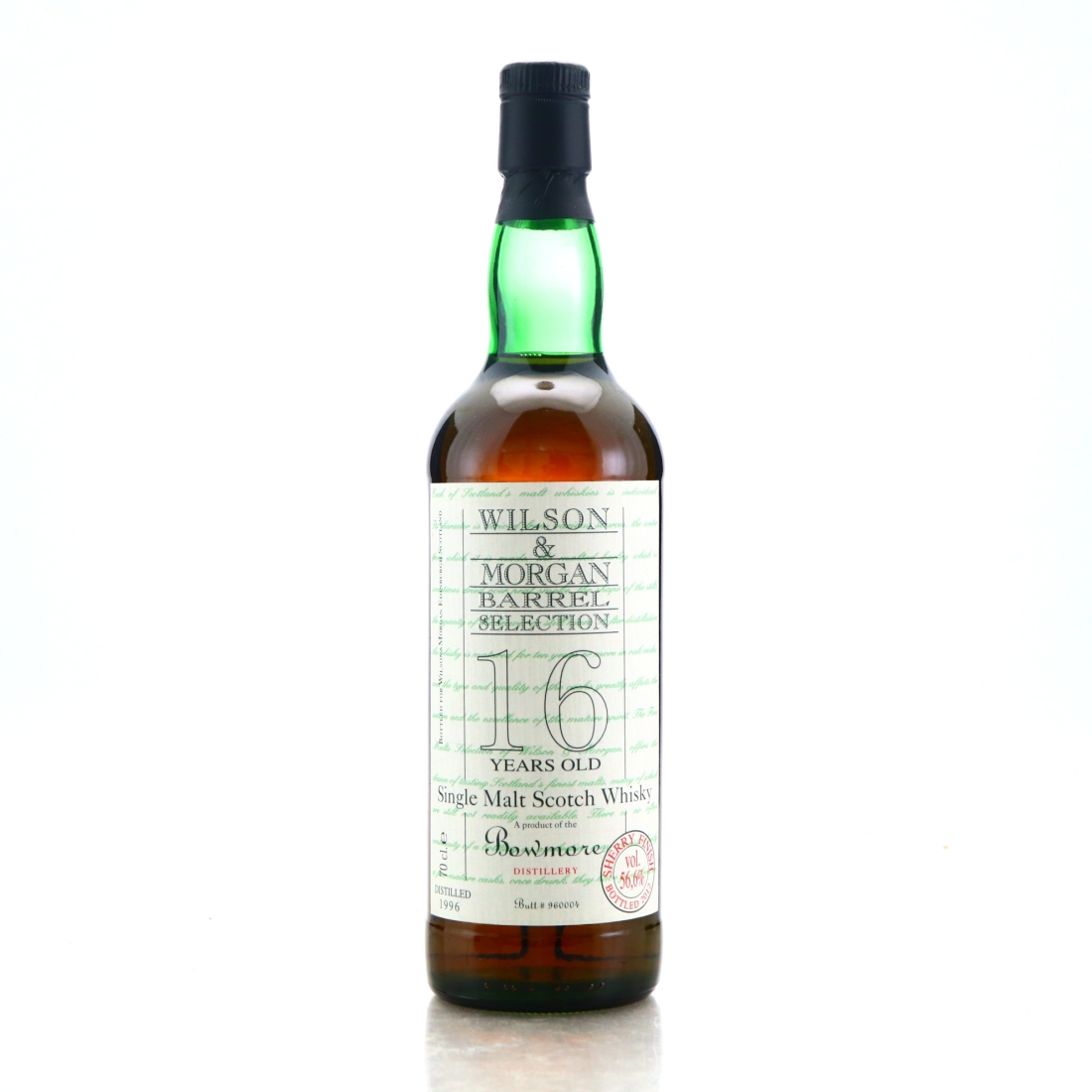 Bowmore 1996 Wilson and Morgan 16 Year Old Sherry Finish