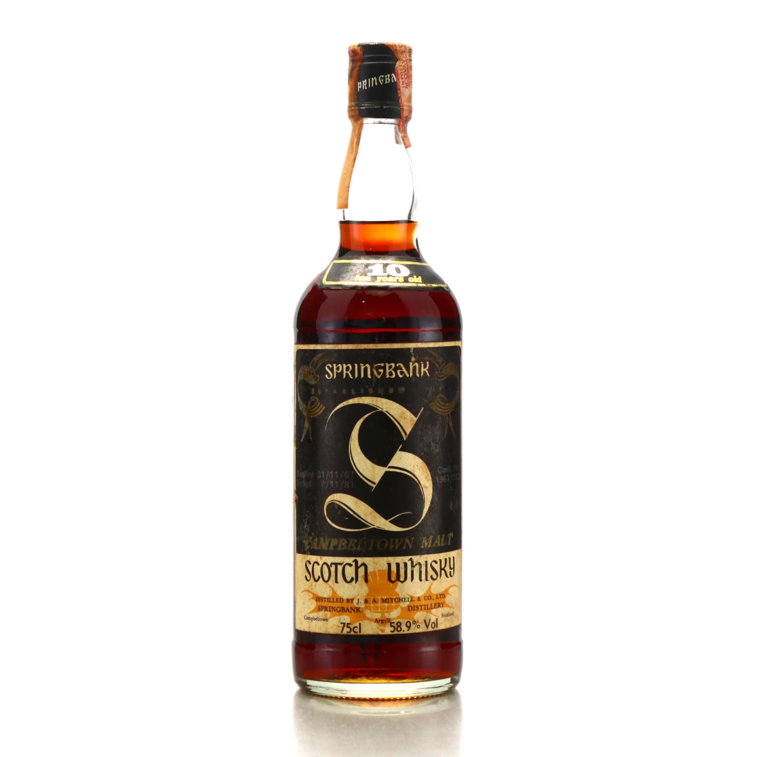 Springbank 1967 Single Sherry Cask 10 Year Old #3130 / A. Sutti Import