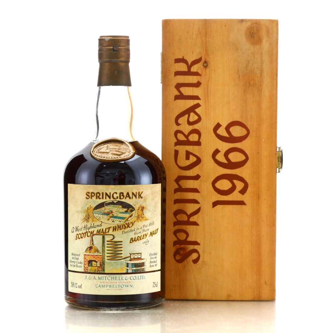 Springbank 1966 Sherry Cask 24 Year Old #443 / Local Barley 