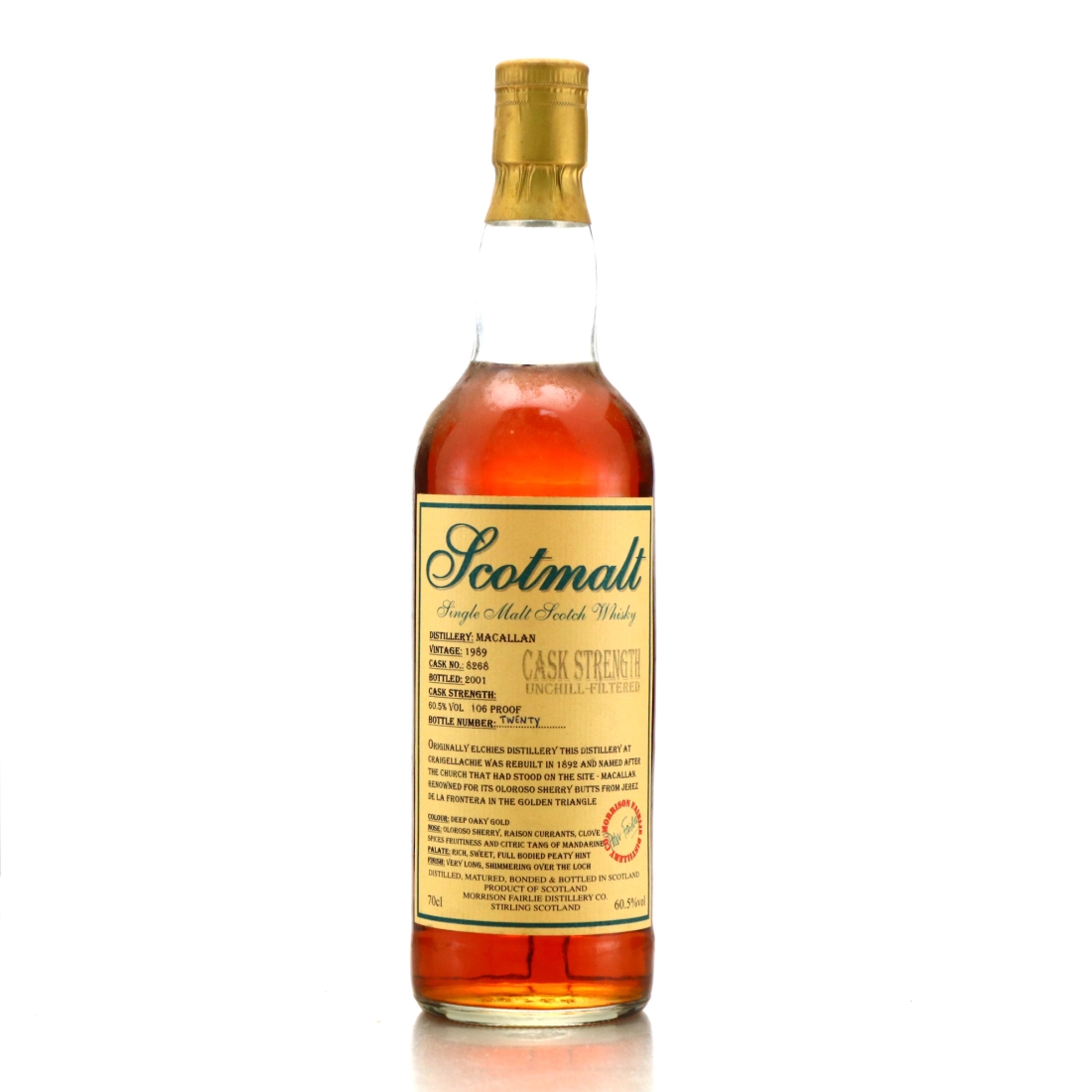 Macallan 1989 Scotmalt 