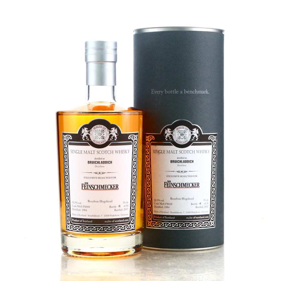 Bruichladdich 1984 Malts of Scotland Bourbon Hogshead / Der Feinschmecker 