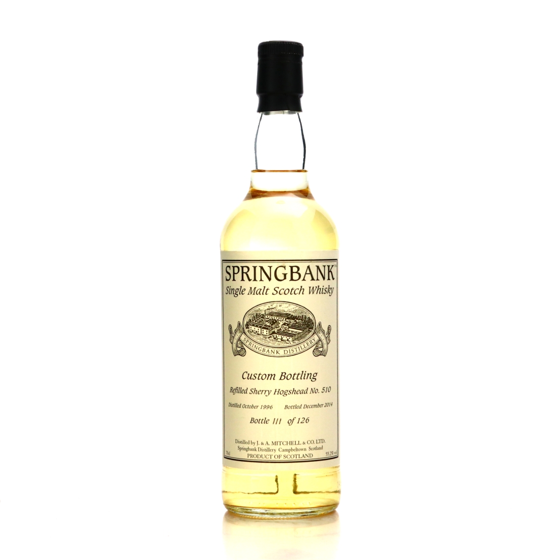 Springbank 1996 Private Sherry Cask #510 / Custom Bottling