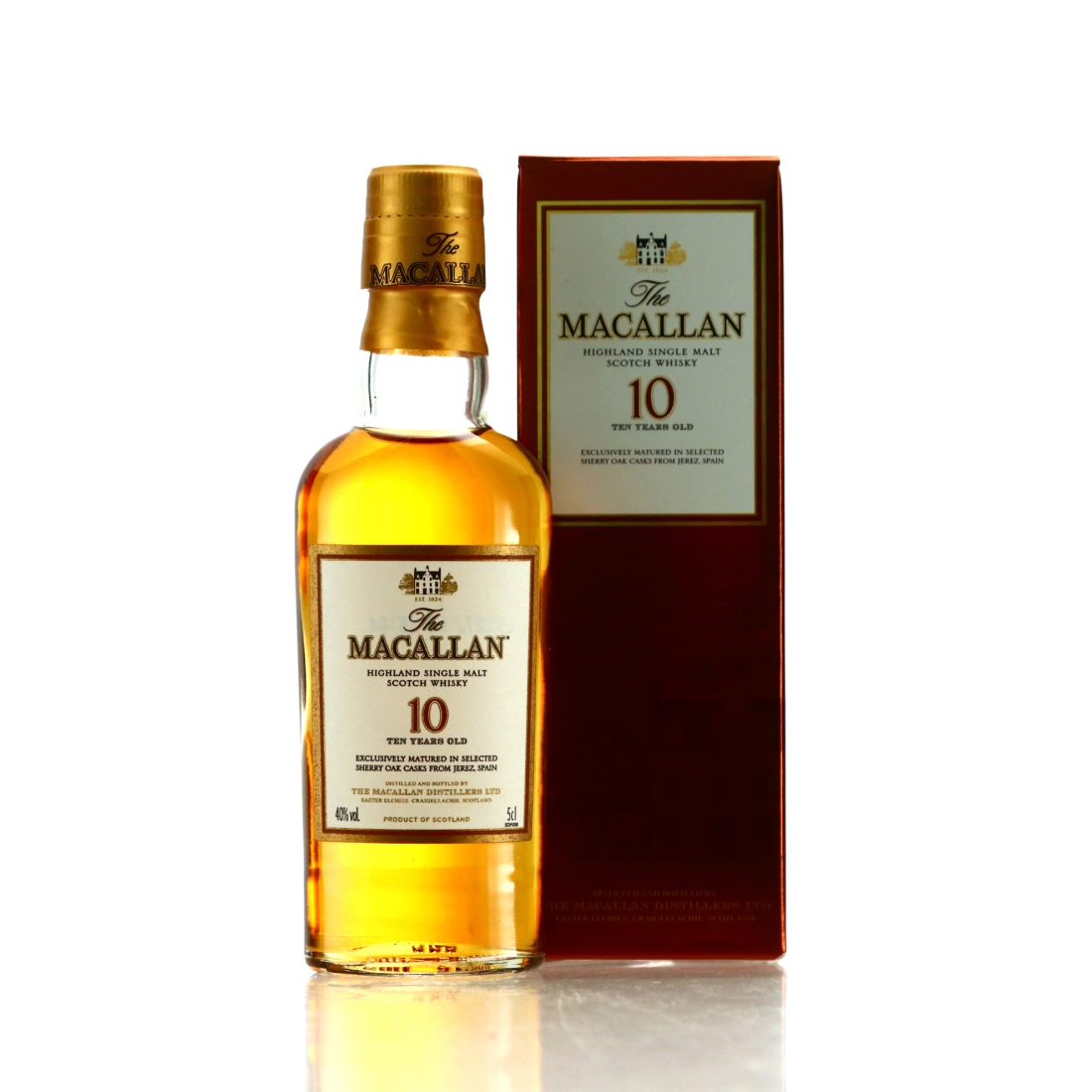 Macallan 10 Year Old Miniature