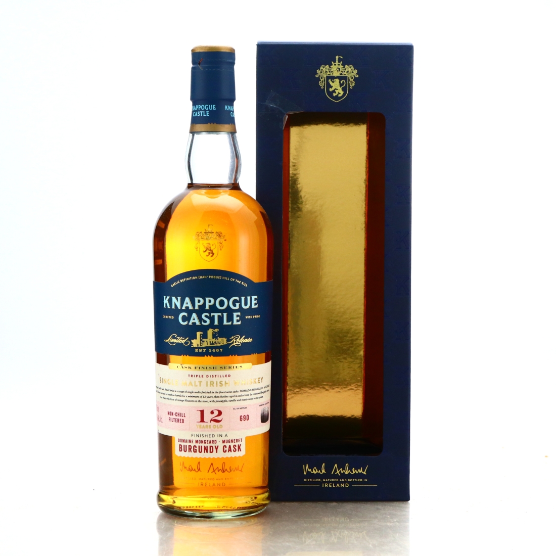 Knappogue Castle 12 Year Old Burgundy Cask Finish