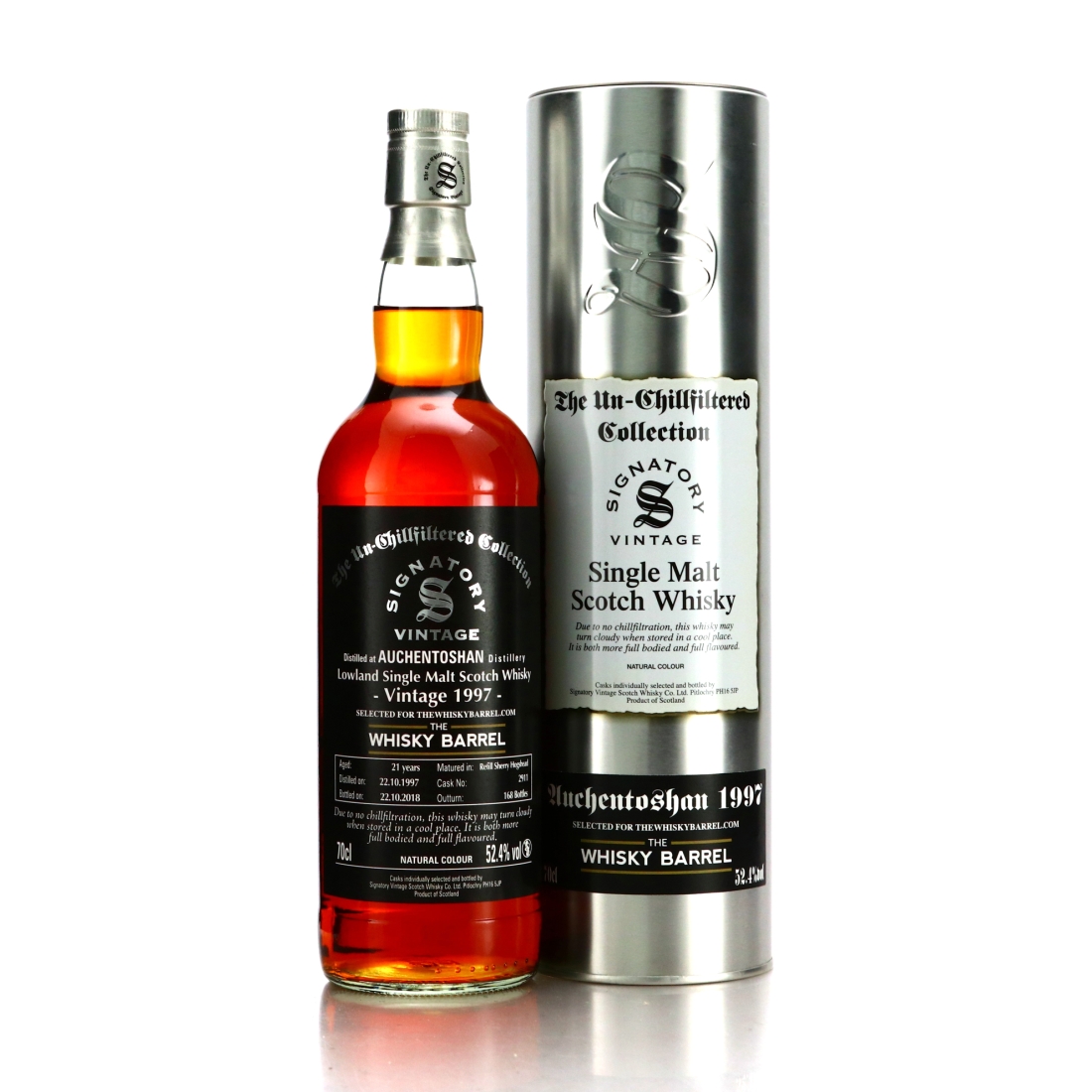 Auchentoshan 1997 Signatory Vintage 21 Year Old / TWB