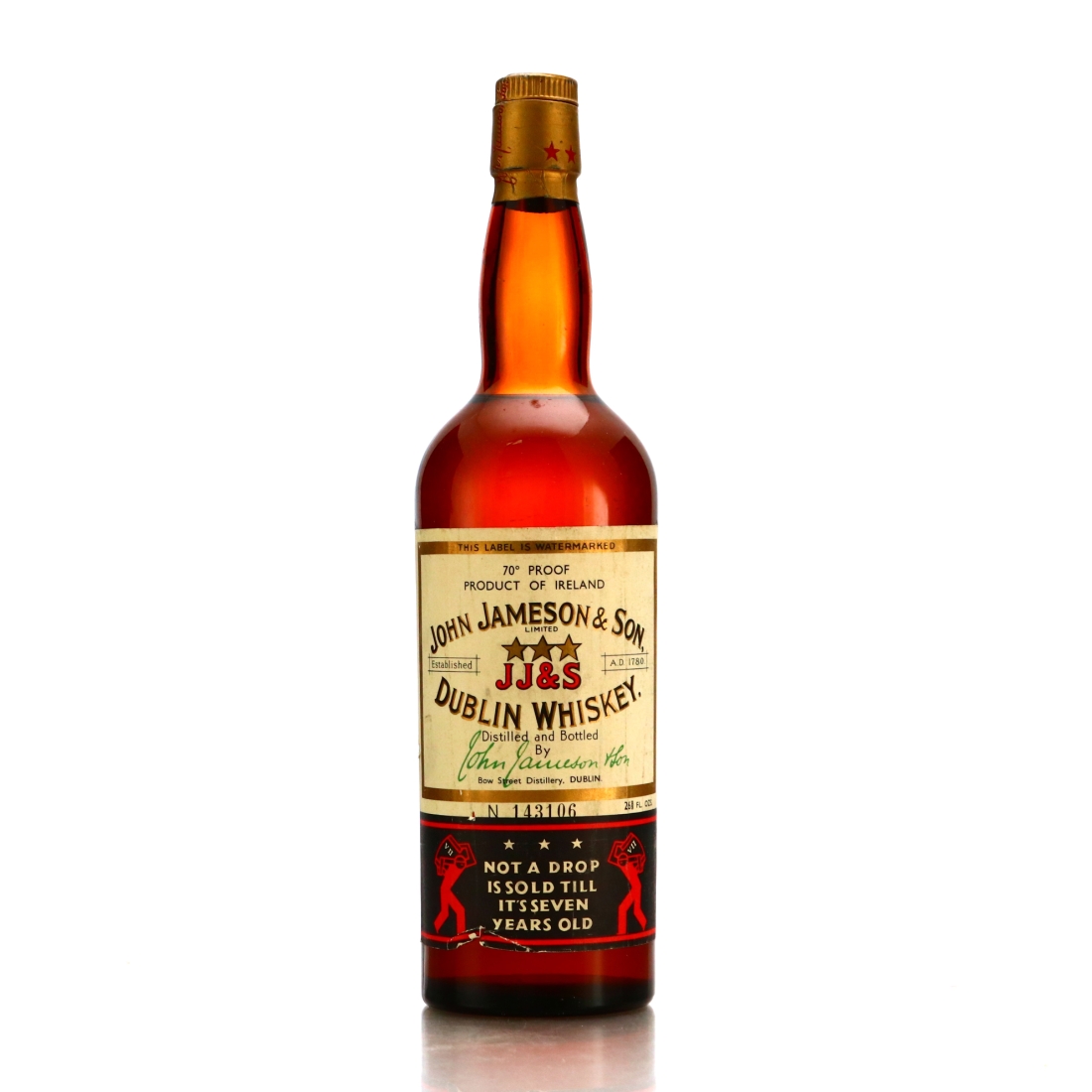 John Jameson and Son 3 Star 1960s