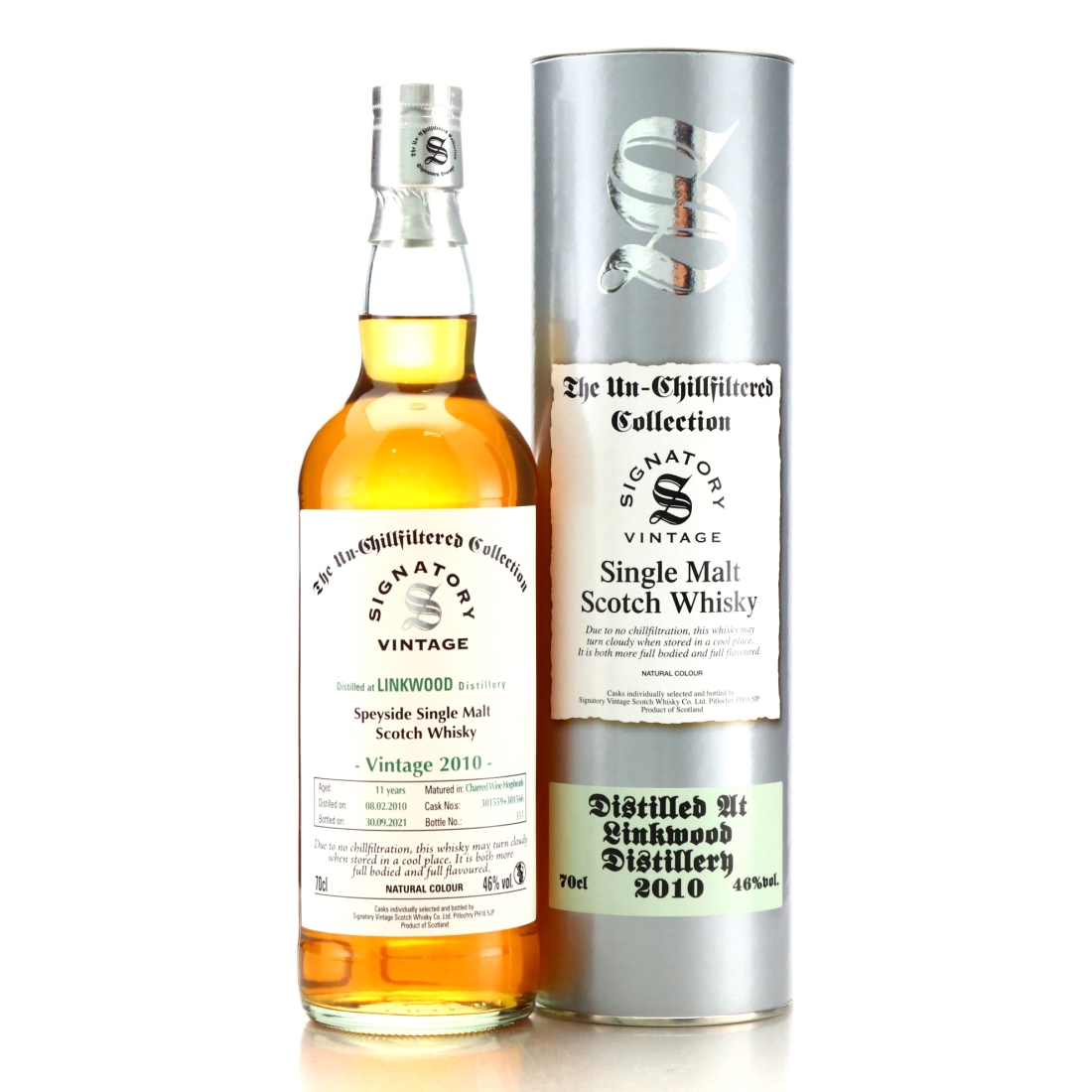 Linkwood 2010 Signatory Vintage 11 Year Old