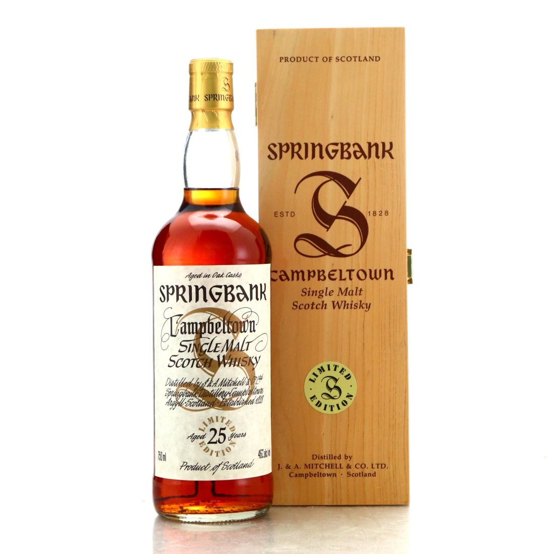 Springbank 25 Year Old Millennium Limited Edition 75cl / US Import