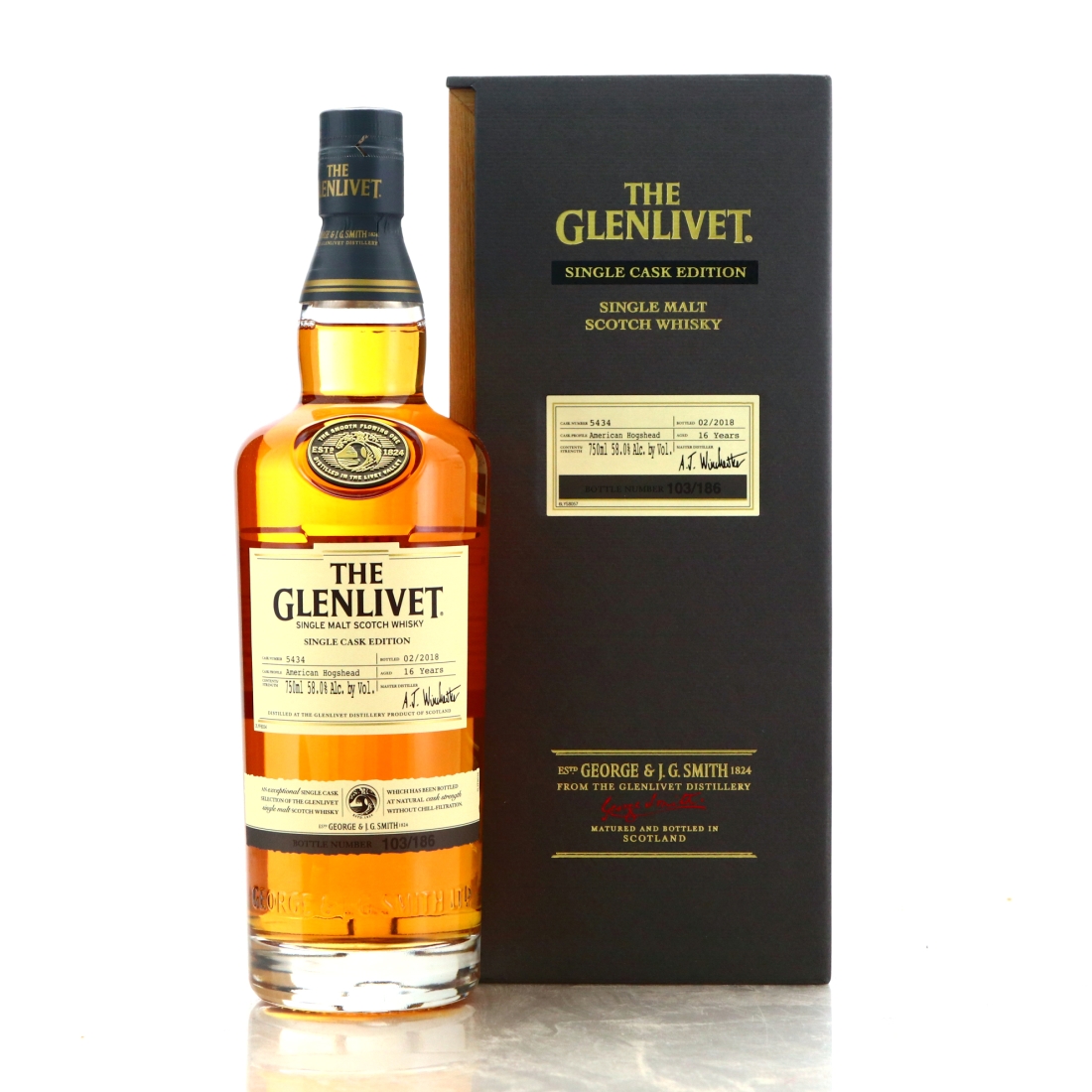 Glenlivet 16 Year Old Single Cask #5434 75cl / US Import