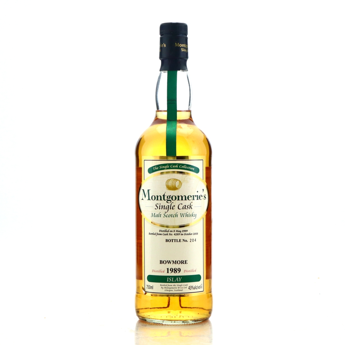 Bowmore 1989 Montgomerie's 75cl / US Import