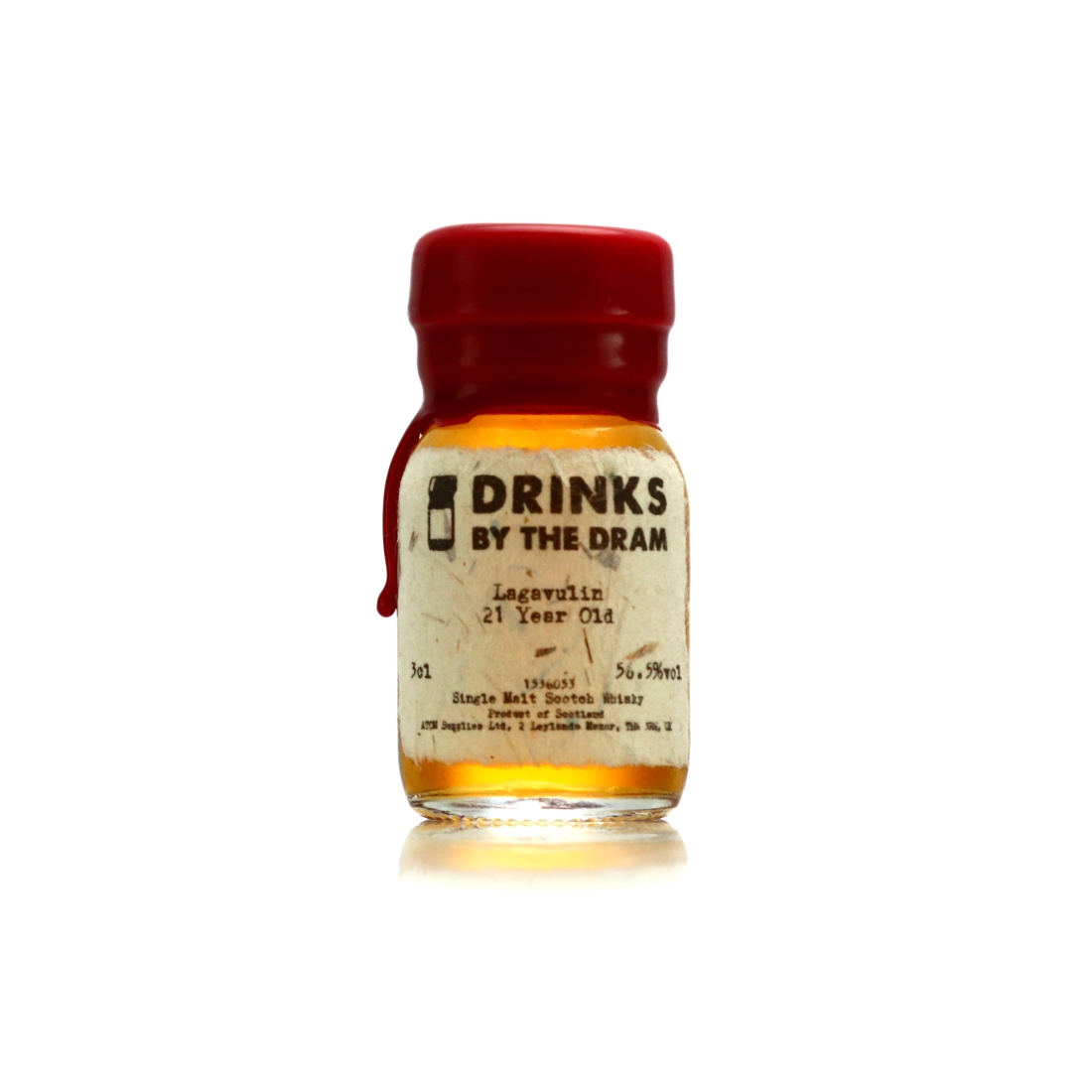Lagavulin 1985 Cask Strength 21 Year Old Sample