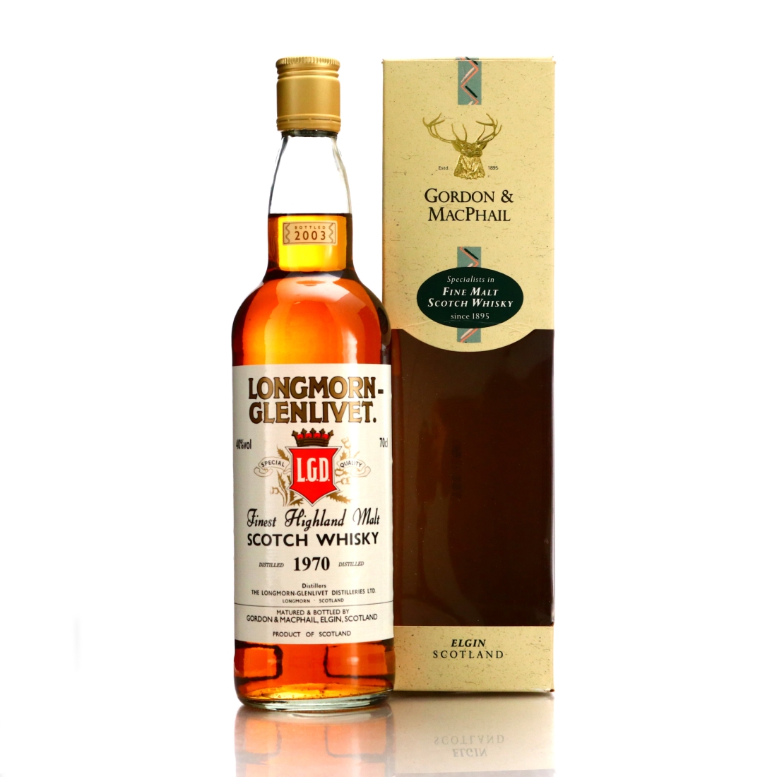 Longmorn 1970 Gordon and MacPhail