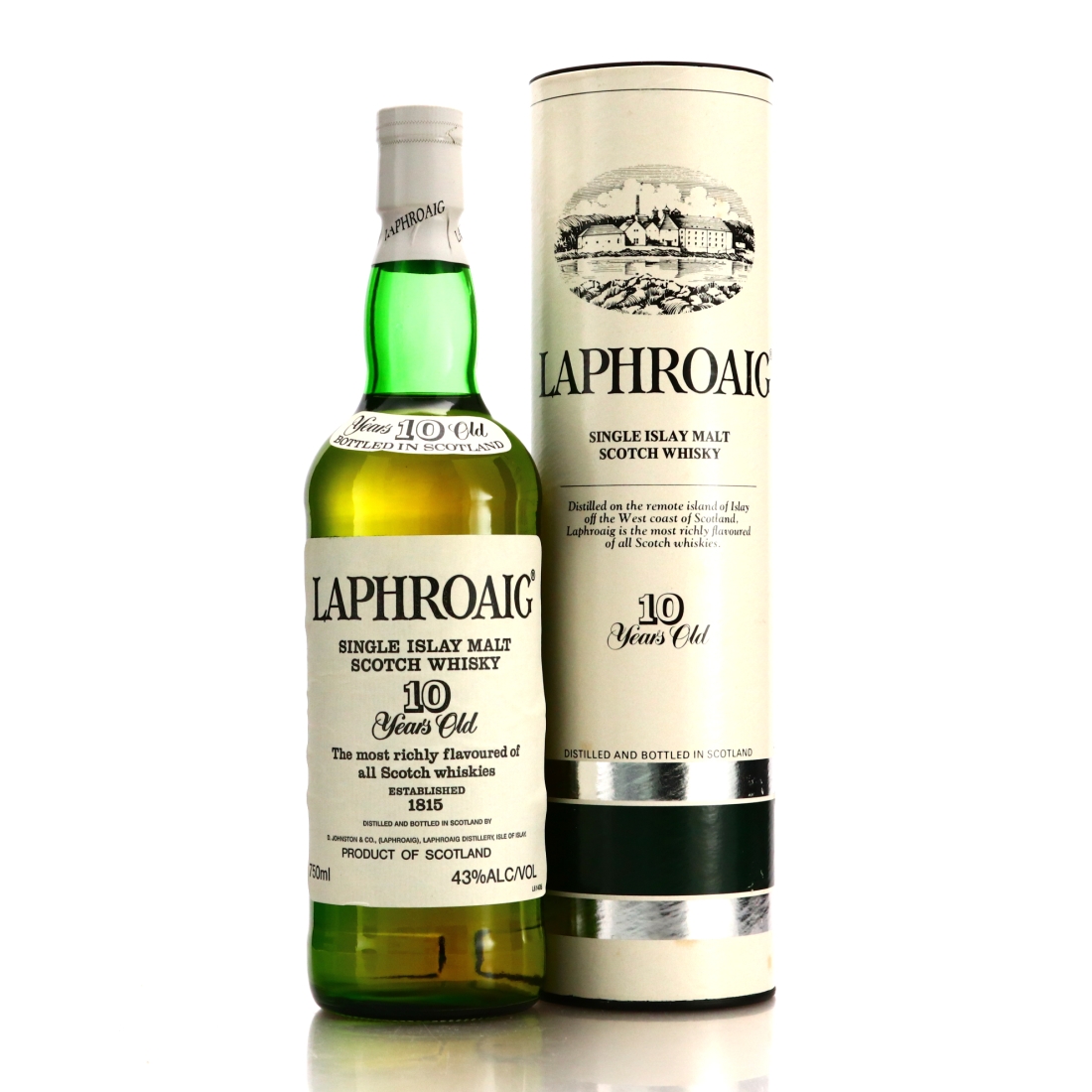 Laphroaig 10 Year Old 75cl 1990s / Hiram Walker Import, US