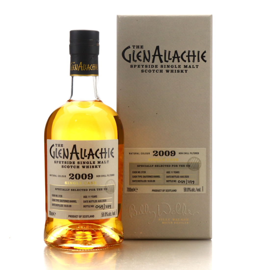 Glenallachie 2009 Single Sauternes Cask 11 Year Old #3728 / UK