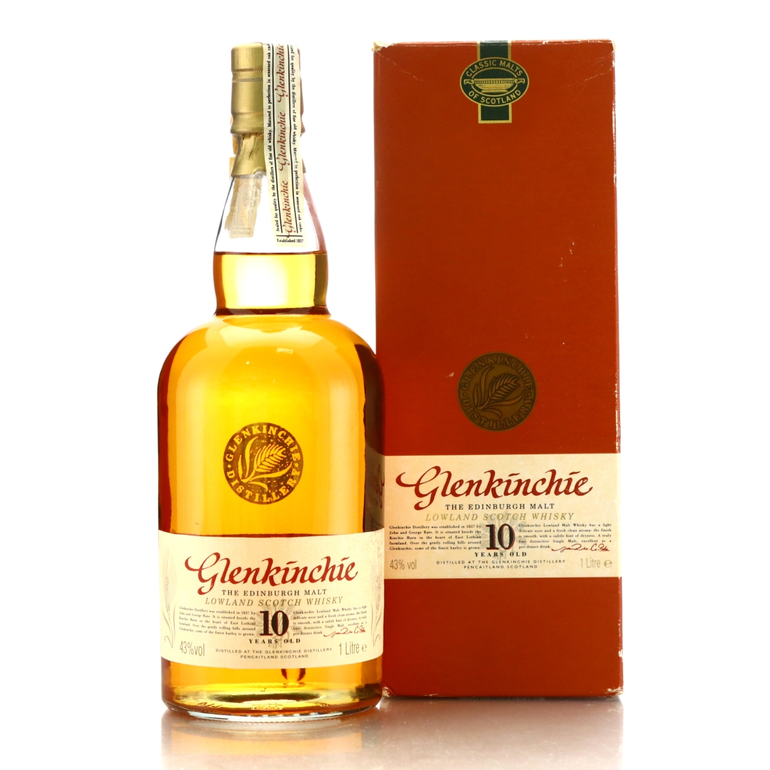 Glenkinchie 10 Year Old 1 Litre