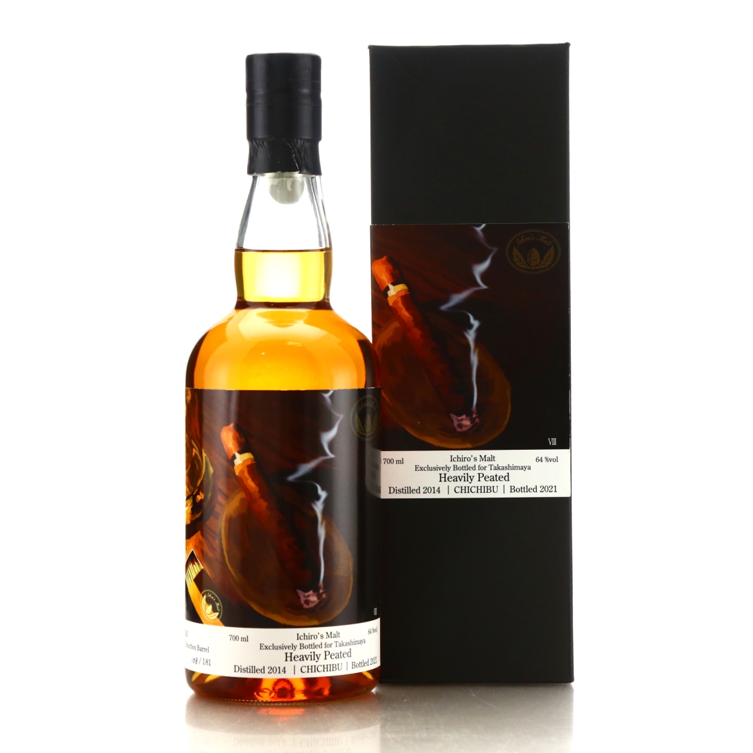 Chichibu 2014 Heavily Peated Single Cask #3563 / Takashimaya