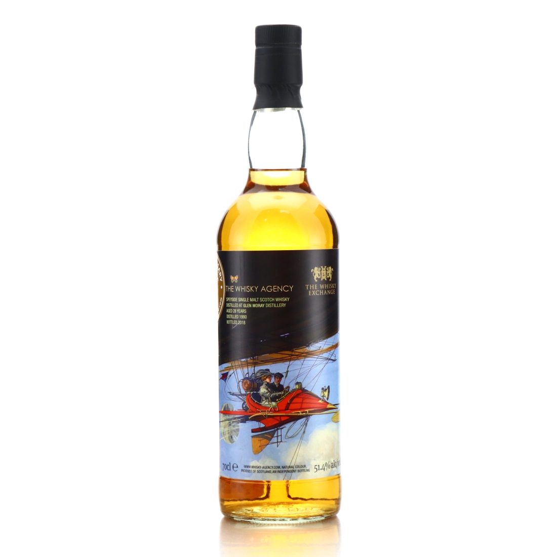 Glen Moray 1990 Whisky Agency 20 Year Old / TWE