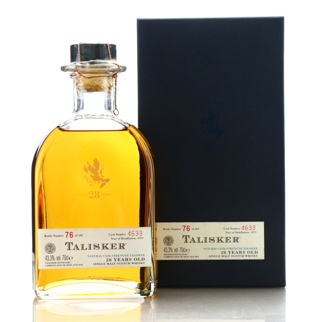 Talisker 1973 Single Cask 28 Year Old #4633 / Oddbins