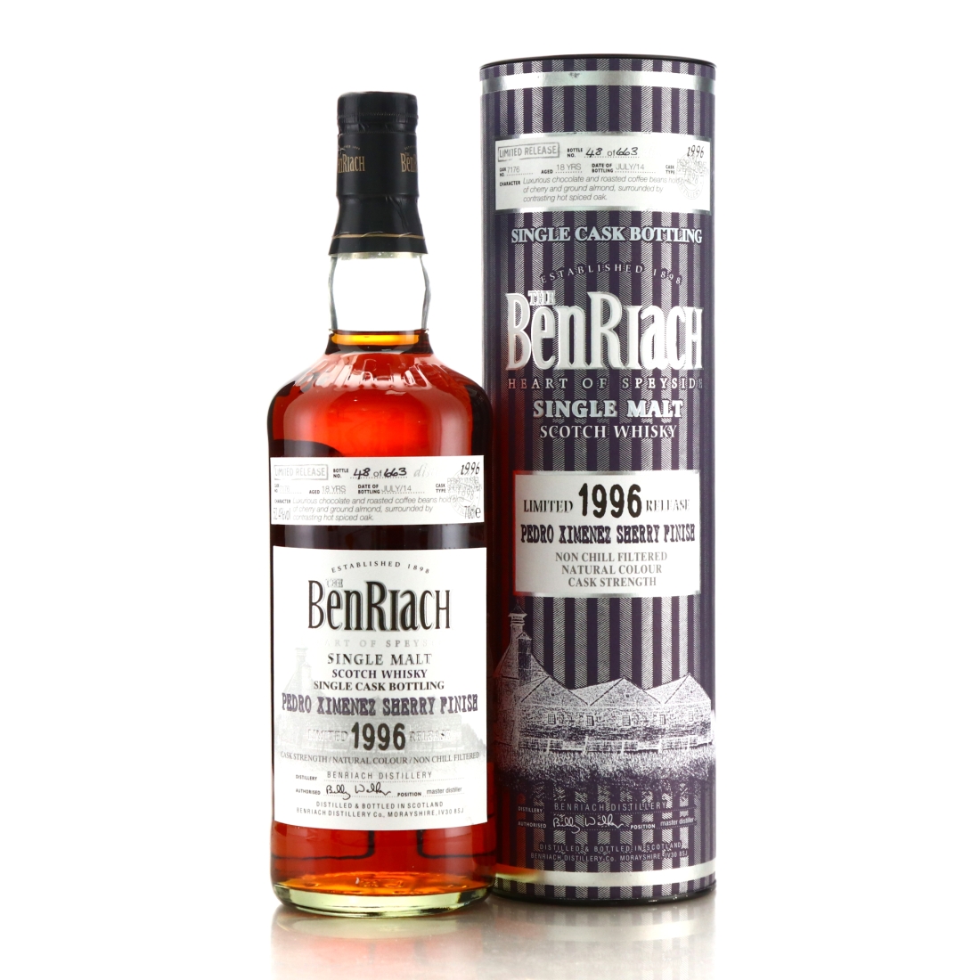 Benriach 1996 Single PX Cask Finish 18 Year Old #7176