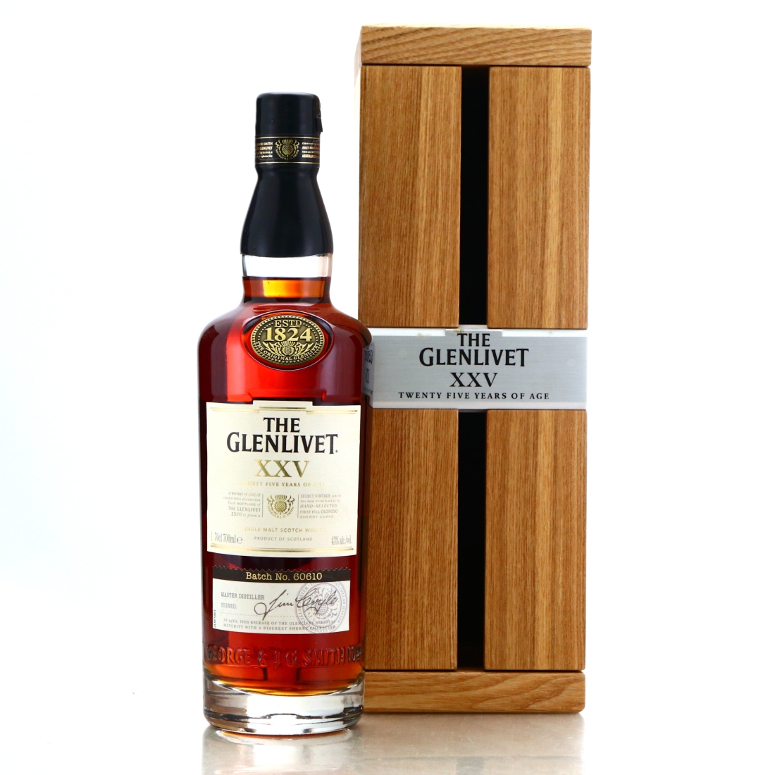 Glenlivet 25 Year Old Batch #60610