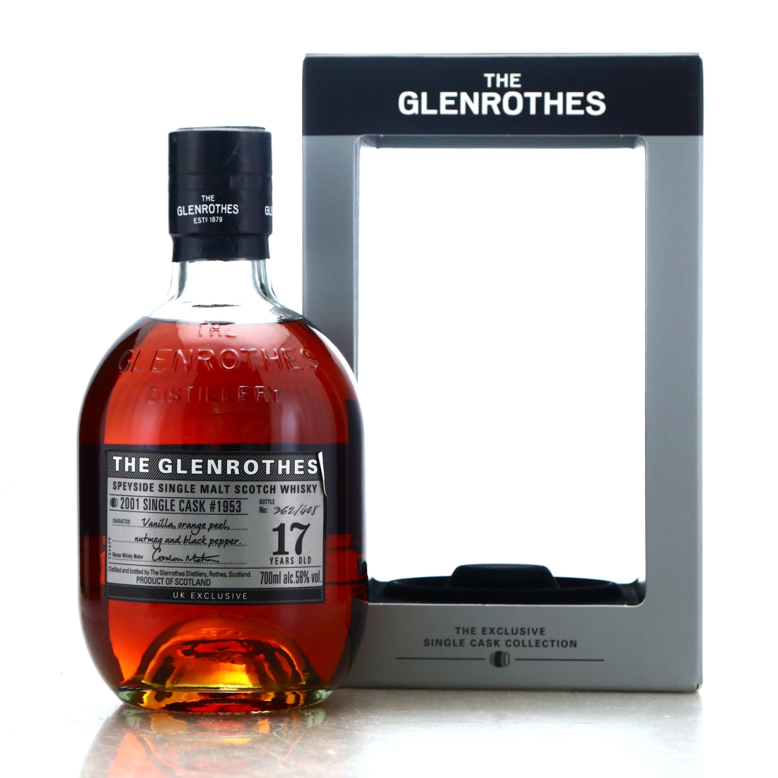 Glenrothes 2001 Single Cask 17 Year Old #1953 / UK