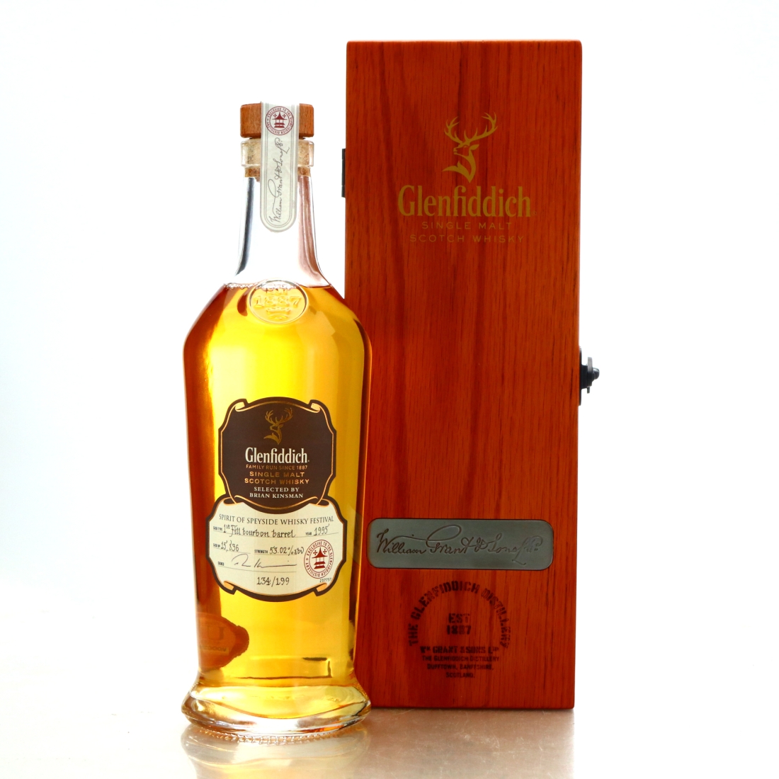 Glenfiddich 1995 Single Bourbon Cask #15836 / Spirit of Speyside 2018
