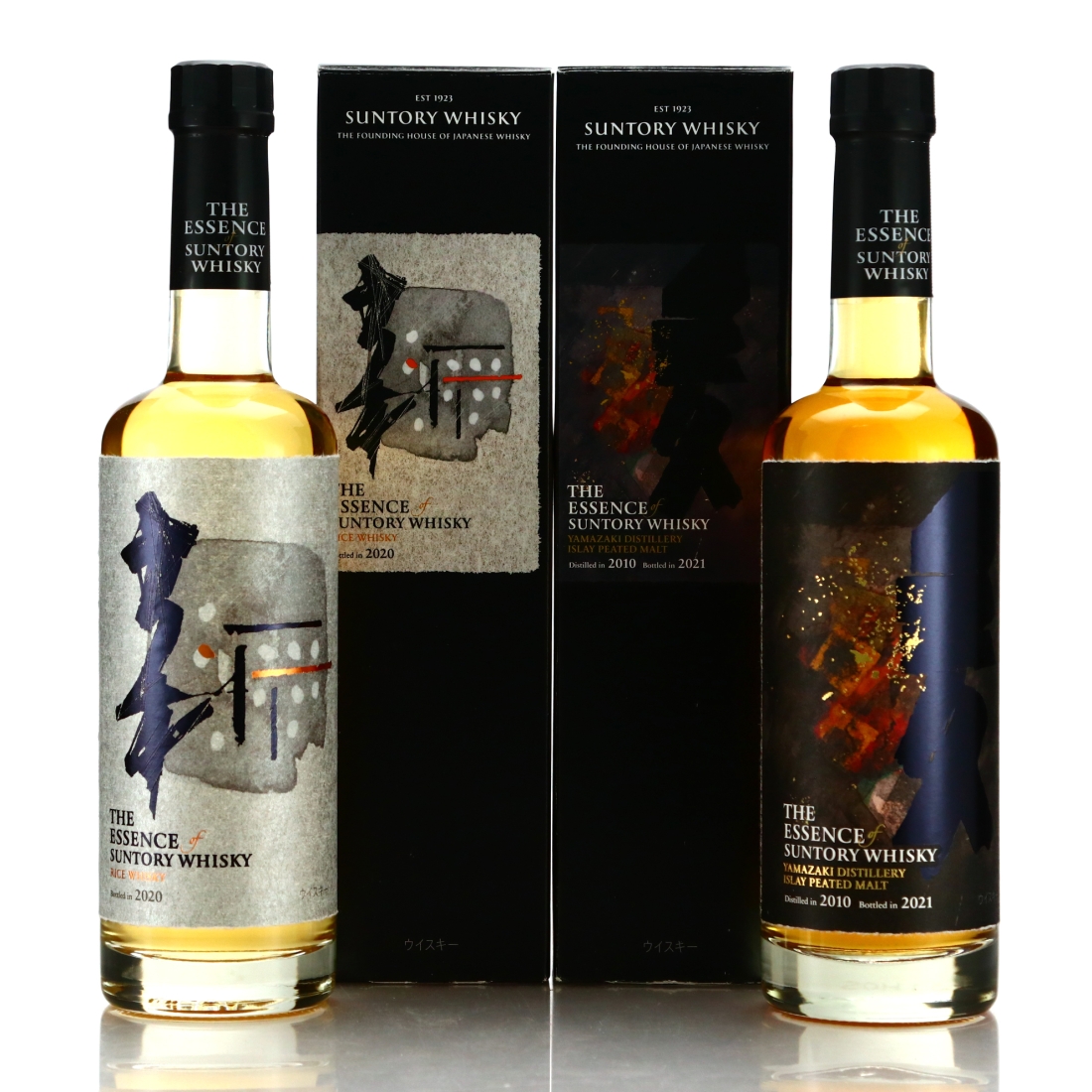 Yamazaki 2010 Islay Peated Malt & Rice Whisky 2 x 50cl / The Essence of Suntory