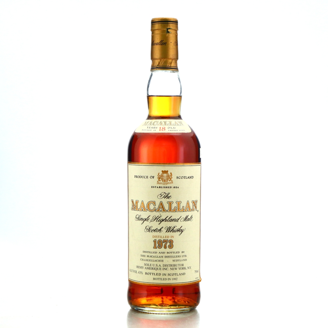 Macallan 1973 18 Year Old 75cl / US Import