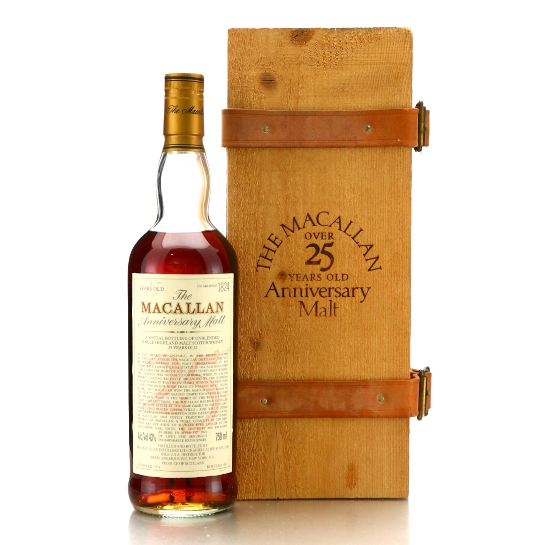 Macallan 1971 Anniversary Malt 25 Year Old 75cl / US Import