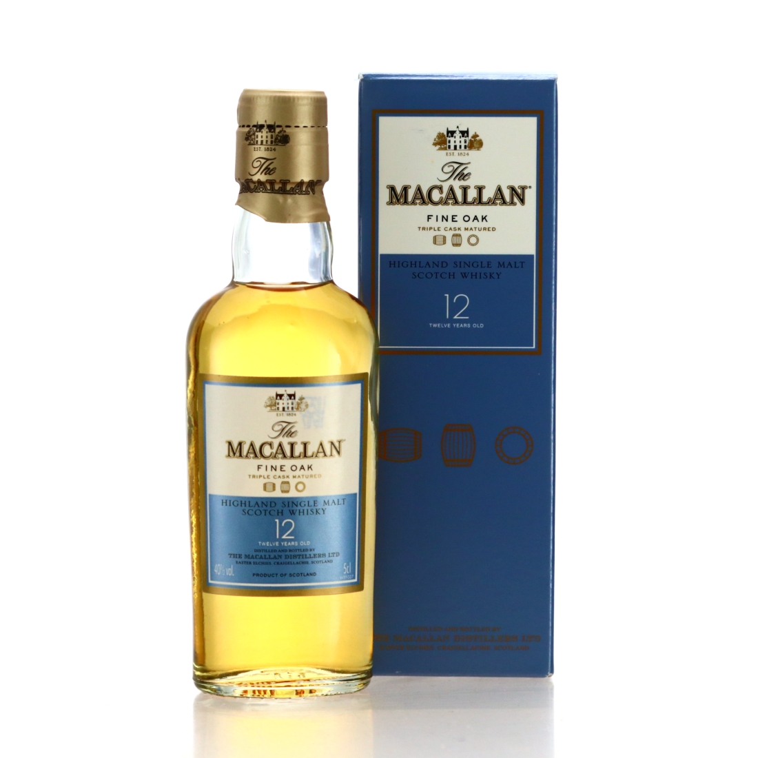 Macallan 12 Year Old Fine Oak Miniature