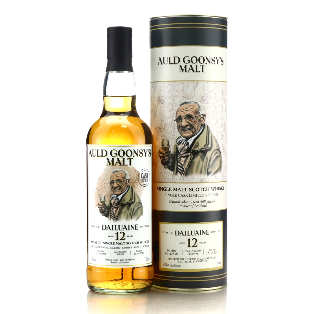 Dailuaine 2008 Auld Goonsy's 12 Year Old
