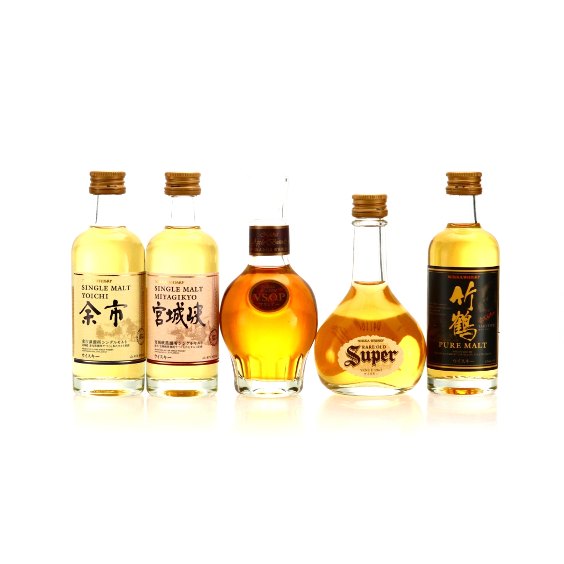 Japanese Whisky Miniatures 5 x 5cl
