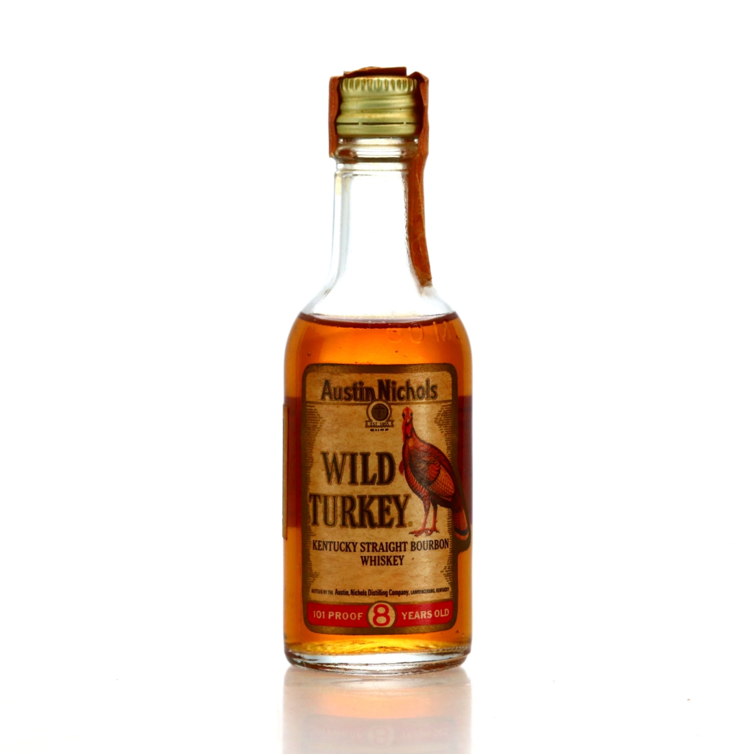 Wild Turkey 8 Year Old 101 Proof Miniature 1978