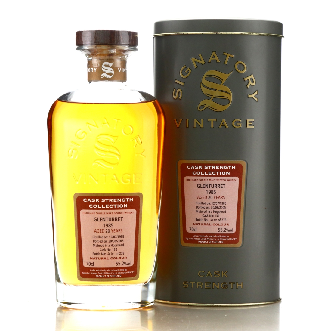 Glenturret 1985 Signatory Vintage 20 Year Old Cask Strength