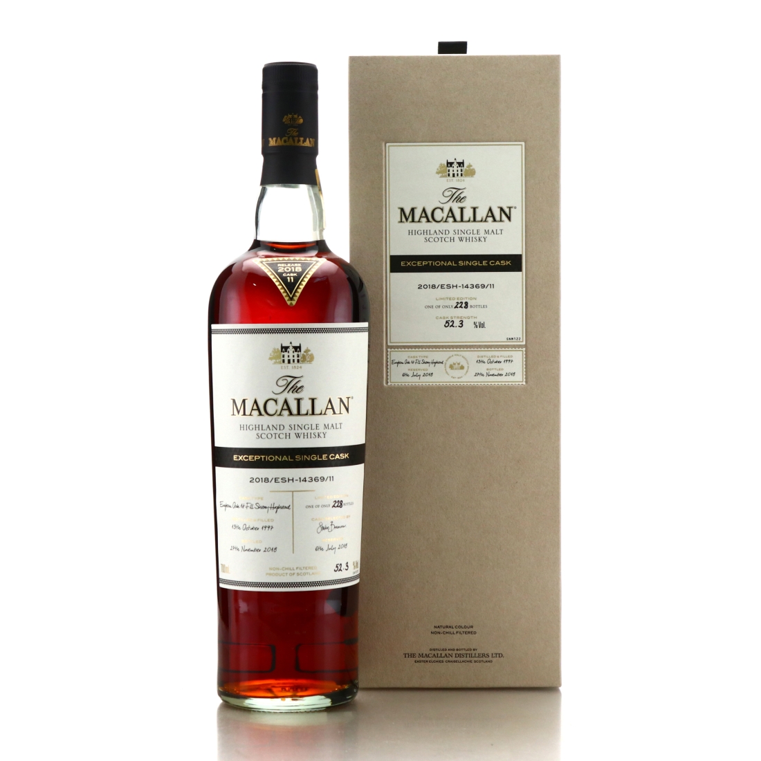 Macallan 1997 Exceptional Cask #14369-11 / 2018 Release