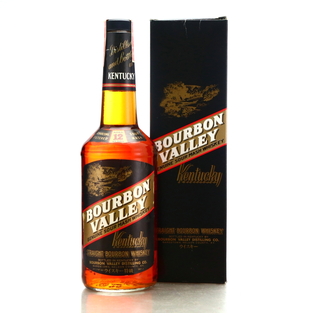 Bourbon Valley 12 Year Old Kentucky Straight Bourbon 1990