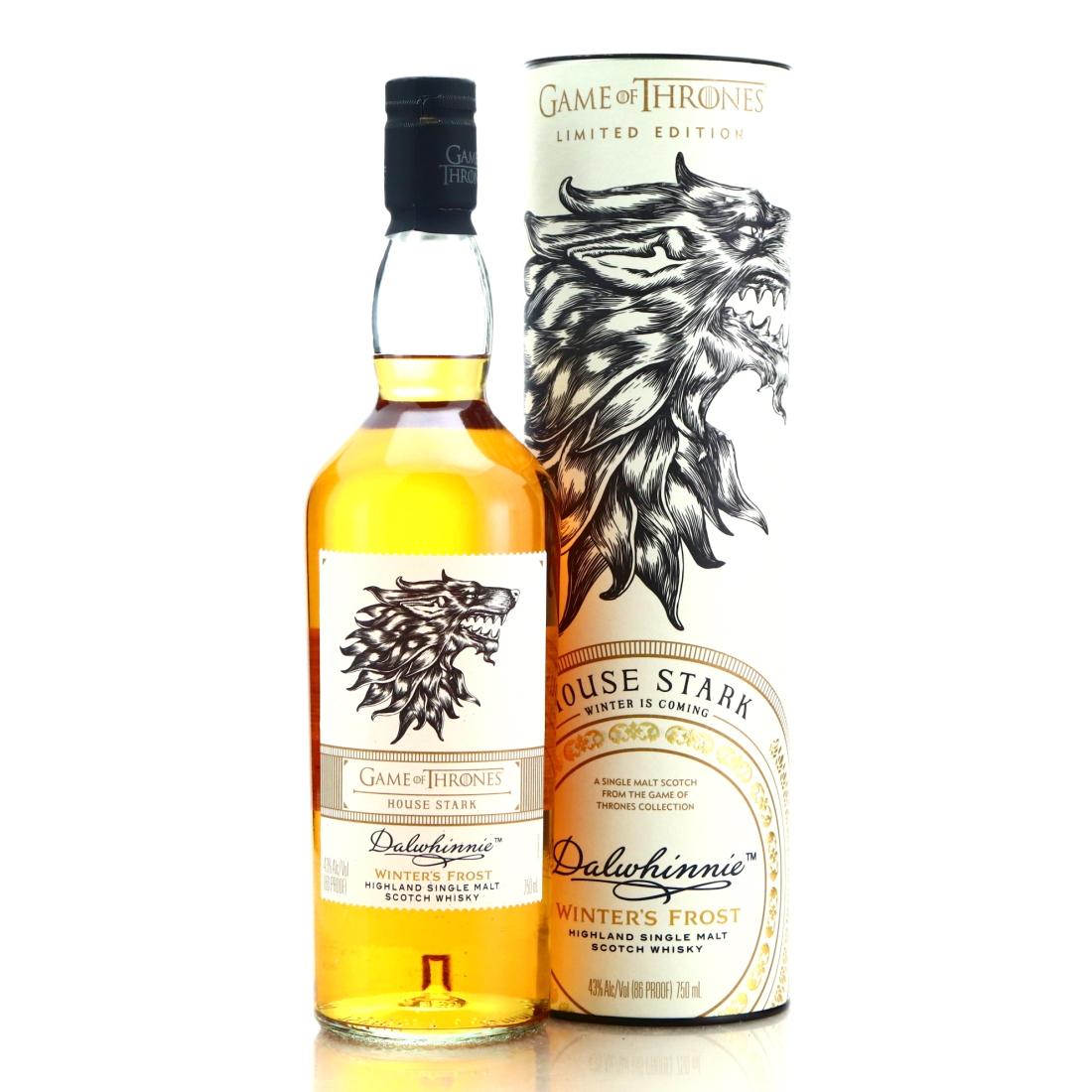 Dalwhinnie Winter's Frost Game of Thrones - House Stark 75cl / US Import