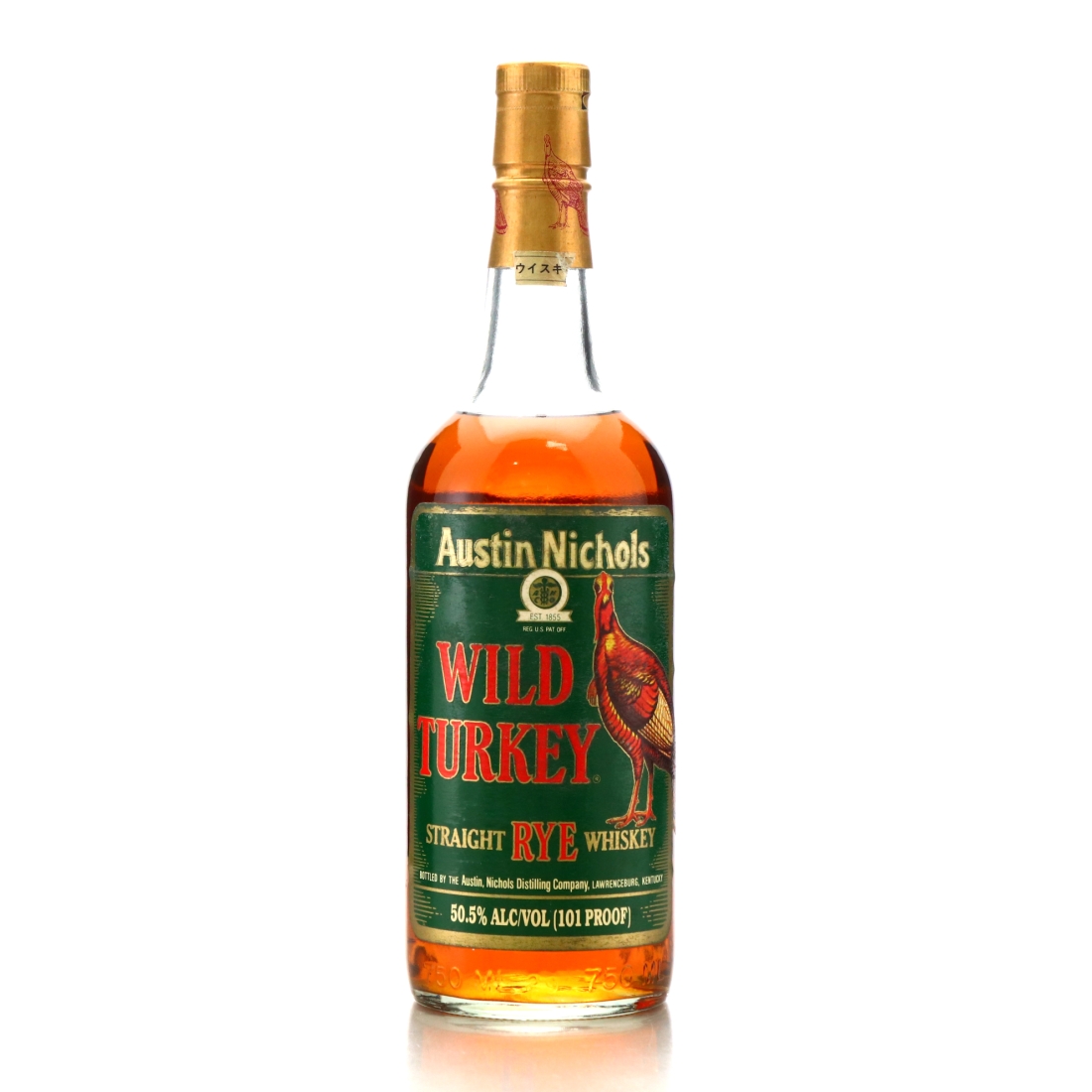 Wild Turkey 101 Proof Kentucky Straight Rye 1994