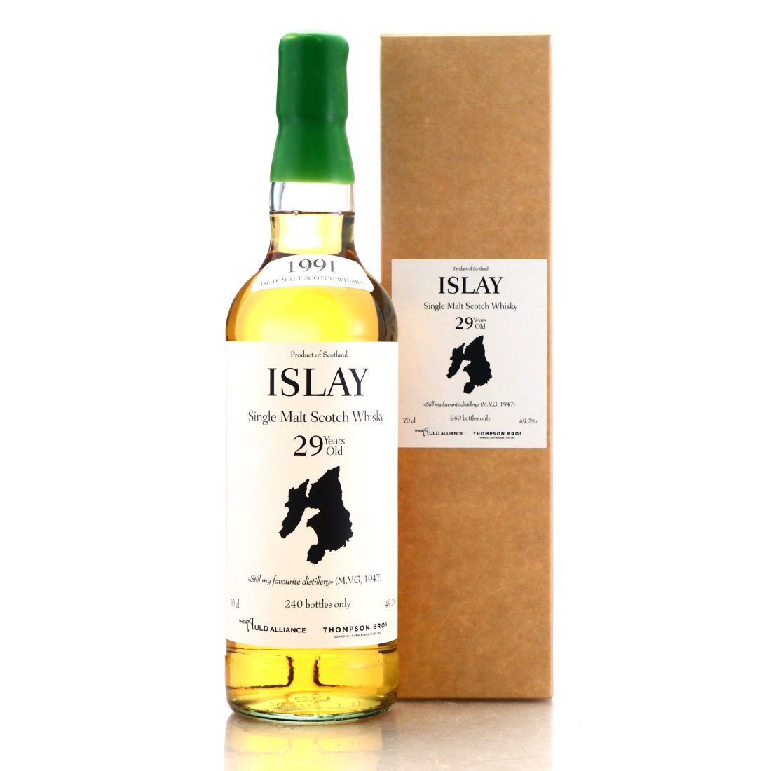 Islay Single Malt 1991 Thompson Brothers 29 Year Old / The Auld Alliance