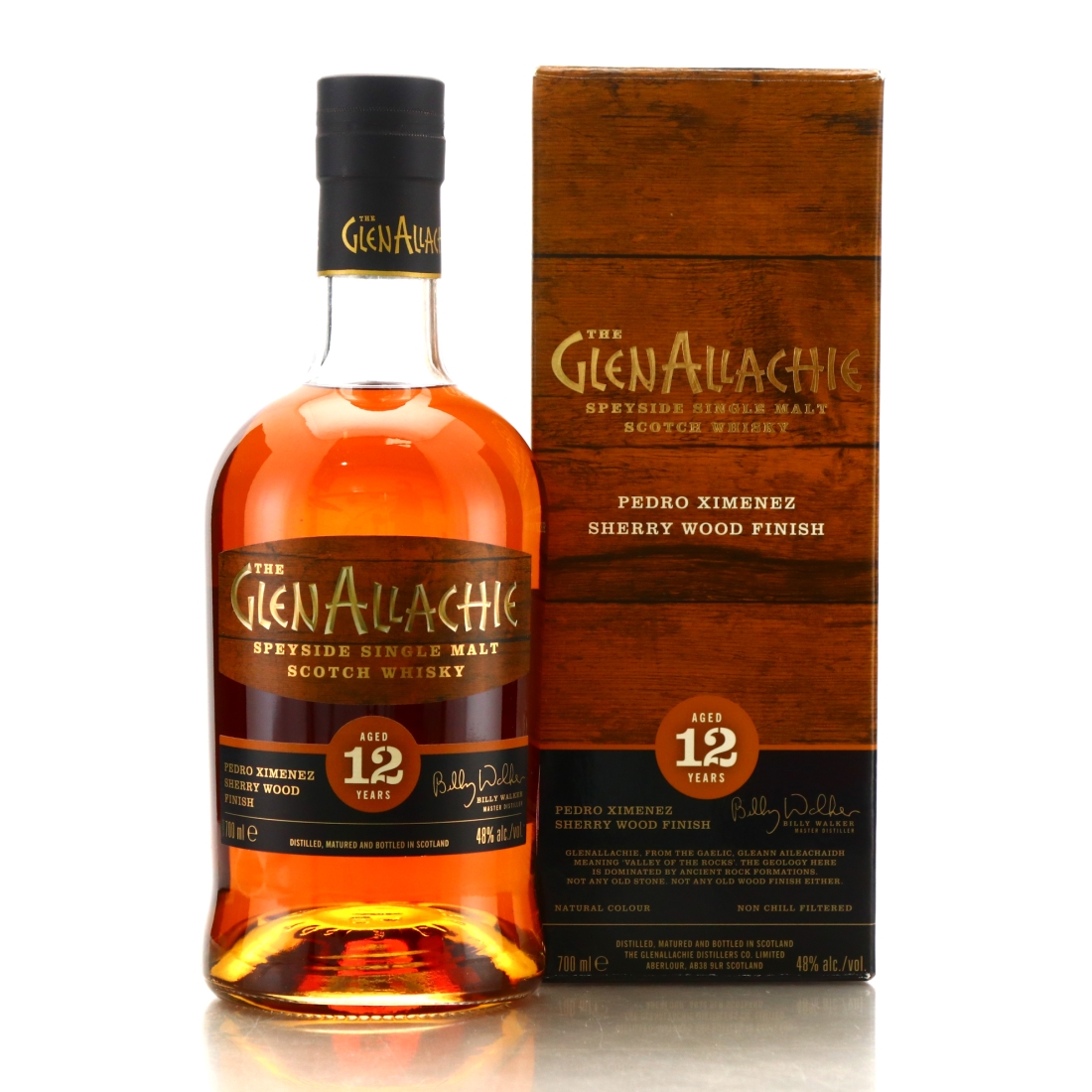 Glenallachie 12 Year Old PX Sherry Wood Finish