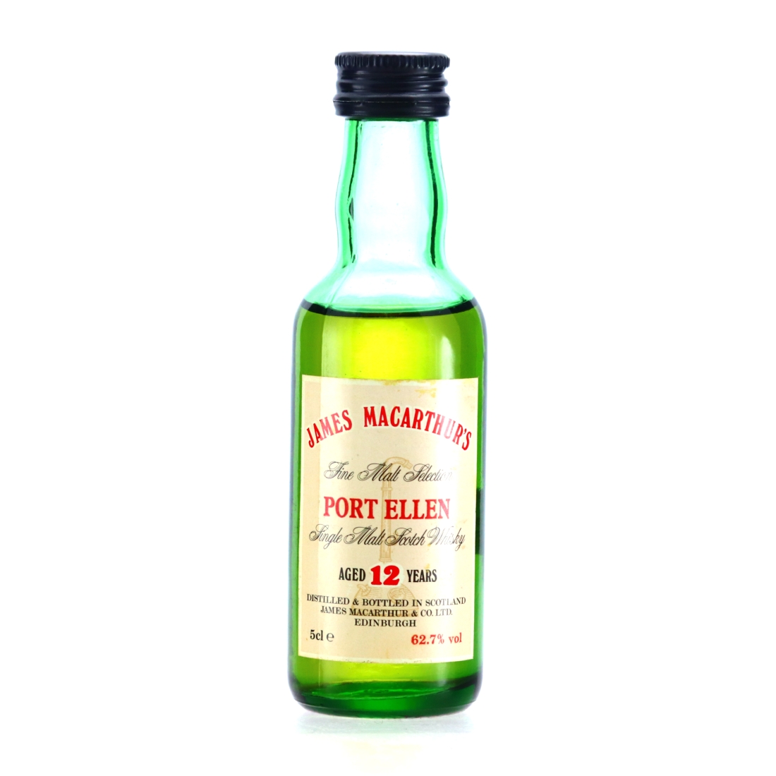 Port Ellen 12 Year Old James MacArthur Cask Strength Miniature / 62.7%