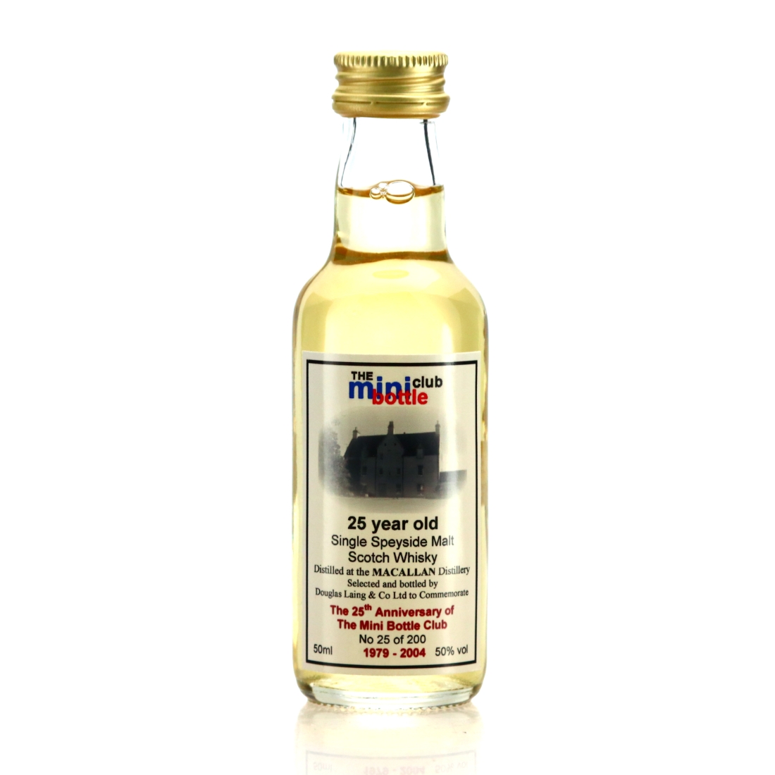 Macallan 25 Year Old Douglas Laing Miniature / The Mini Bottle Club