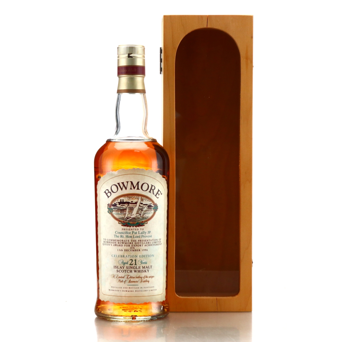 Bowmore 21 Year Old Celebration Edition 1996 / The Rt. Hon Lord Provost