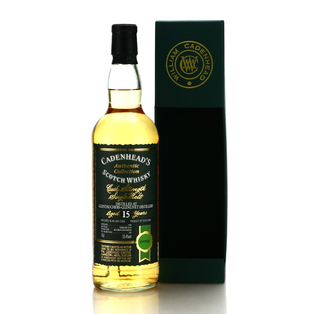 Glentauchers 1998 Cadenhead's 15 Year Old