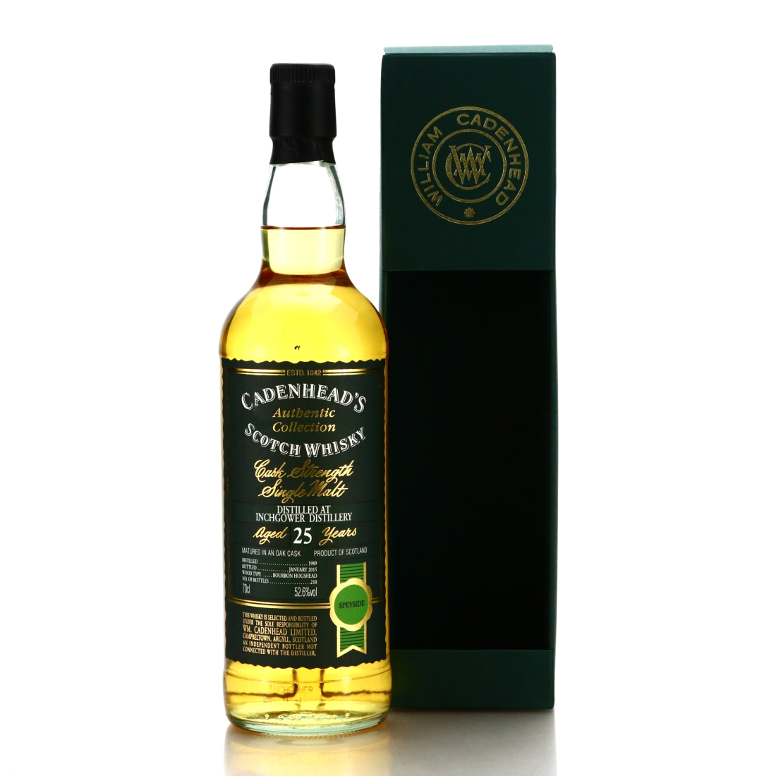 Inchgower 1989 Cadenhead's 25 Year Old